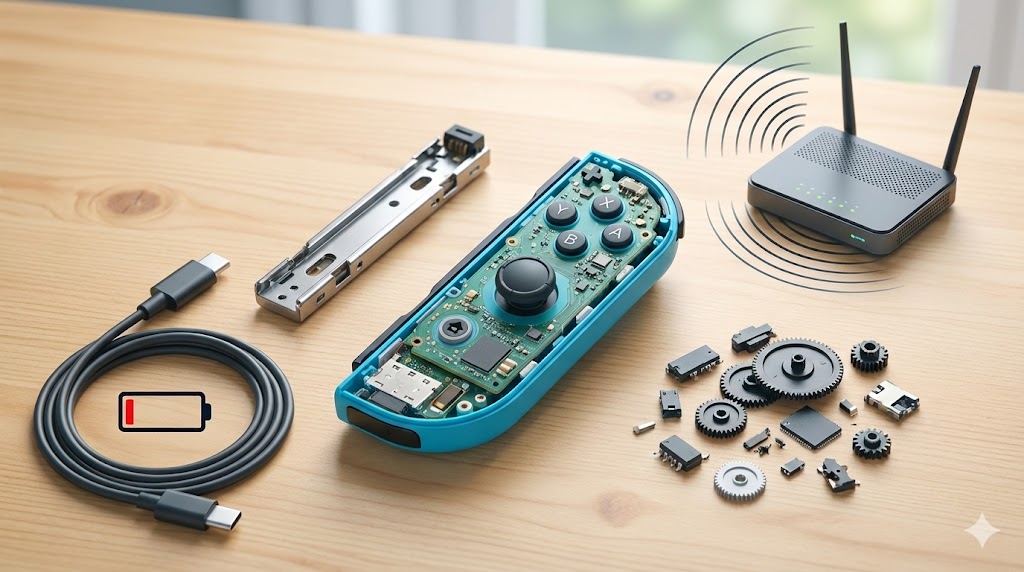 1.スイッチのコントローラー右側が反応しない主な原因