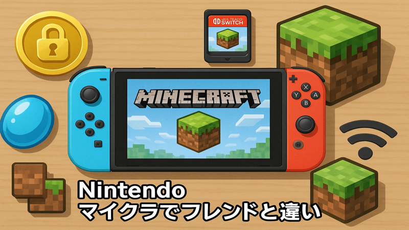 1.スイッチのマイクラでフレンドと無料で遊ぶ基本知識