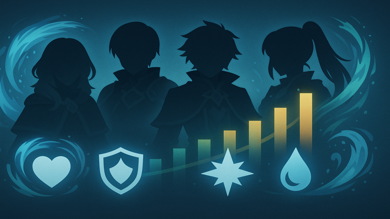 5.パーティ編成別のステータス調整