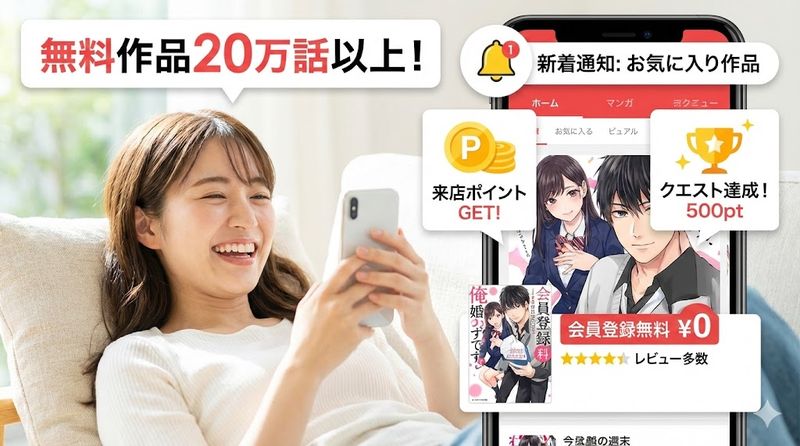 3.めちゃコミ無料会員登録のメリット