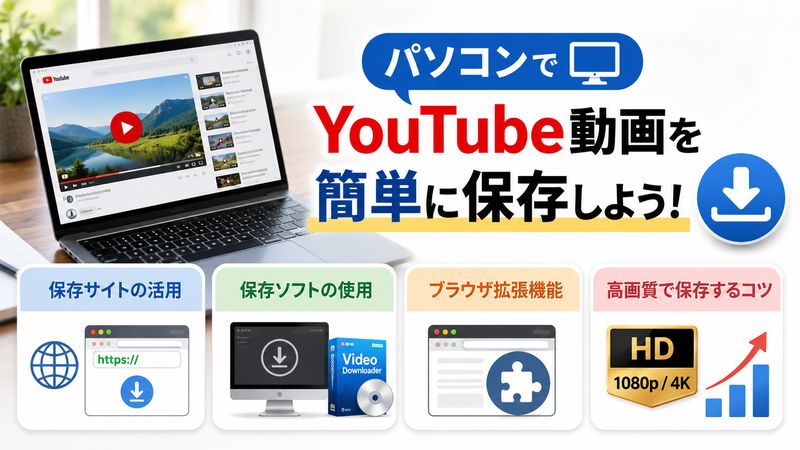 2.パソコンでYouTube動画を保存する方法