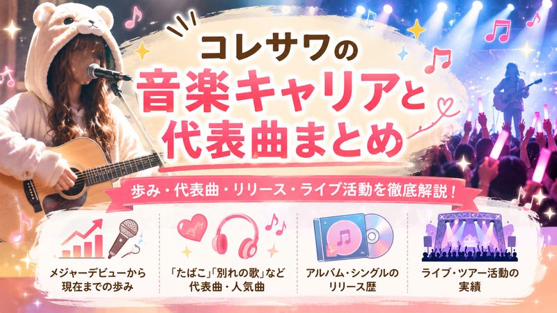 2.コレサワの音楽キャリアと代表曲