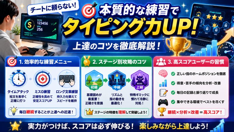 4. チートに頼らずスコアを上げるための本質的な上達法