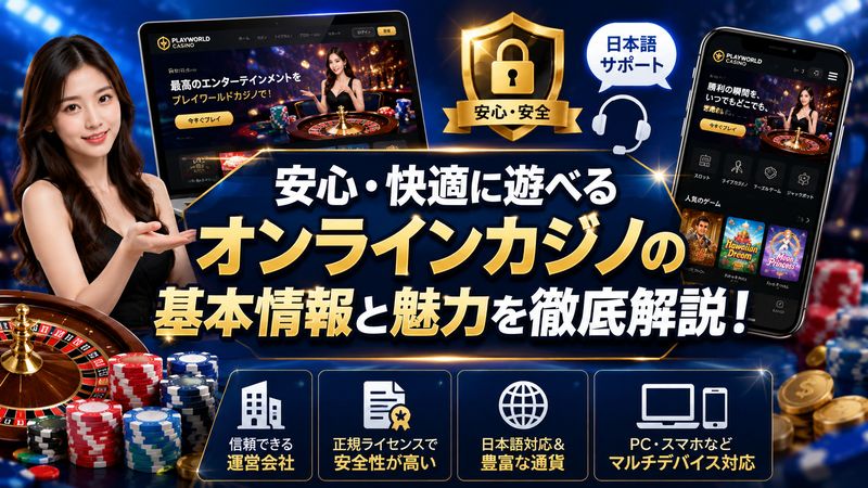 1.プレイワールドカジノの基本情報と特徴