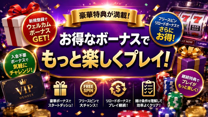 2.プレイワールドカジノのボーナス・プロモーション