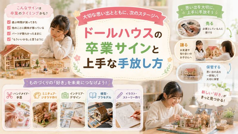 4.ドールハウスを卒業するサインと上手な手放し方
