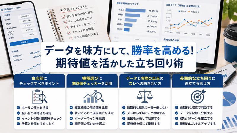 4.期待値チェッカーを実践に活かすコツ