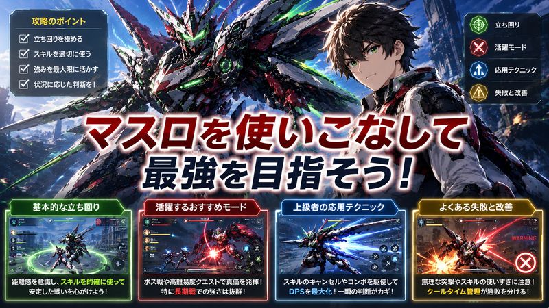 3.バルブレイブス マスロの最強の使い方と攻略法