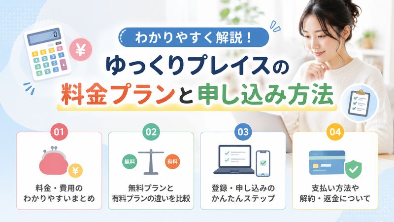 2. ゆっくりプレイスの料金プランと申し込み方法