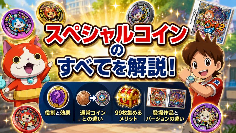 1.妖怪ウォッチ2のスペシャルコインとは