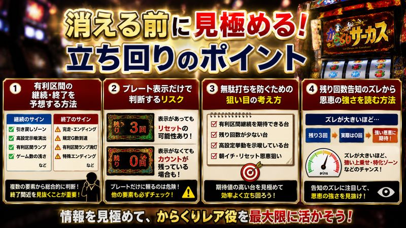 3.消える前に見極める!立ち回りのポイント